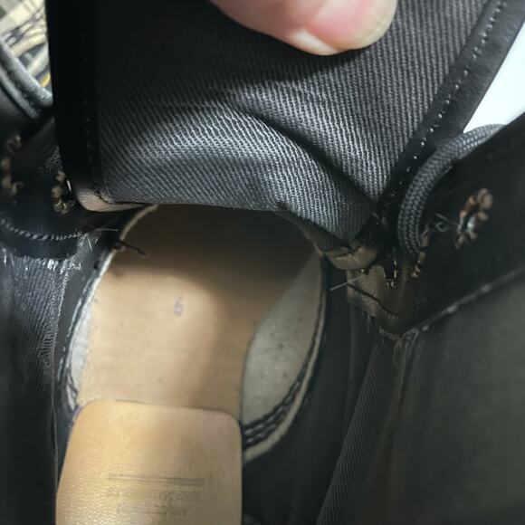 Dr Martens England Plaid Vegetarian Grunge Combat BootsWomen's 8 US 6 UK - Picture 12 of 15